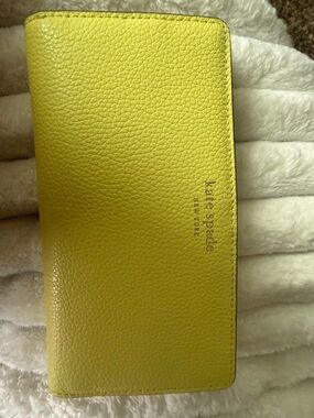 Kate Spade Yellow Leather Wallet